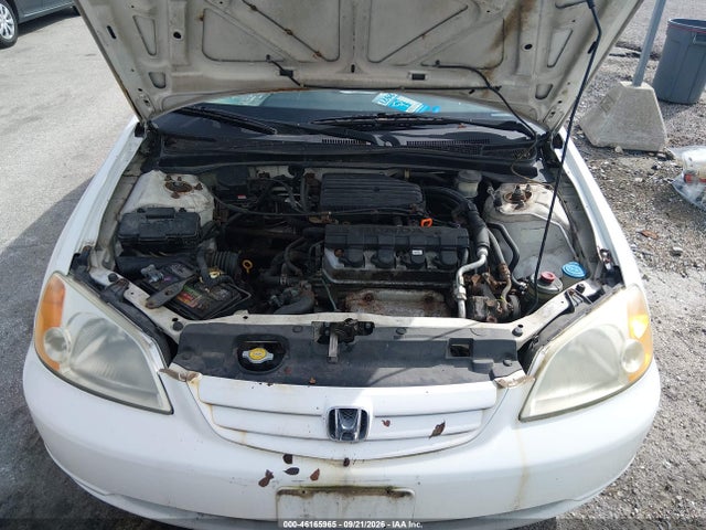 2002 Honda Civic Lx მანქანა იყიდება აუქციონზე, vin: 1HGES16502L012645, აუქციონის ნომერი: 46165965