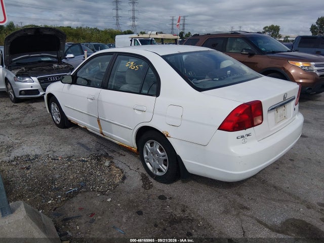 2002 Honda Civic Lx მანქანა იყიდება აუქციონზე, vin: 1HGES16502L012645, აუქციონის ნომერი: 46165965