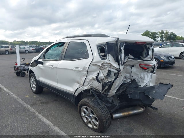 Aukcja sprzedaży 2020 Ford Ecosport Se, vin: MAJ6S3GLXLC386585, numer aukcji: 46166043