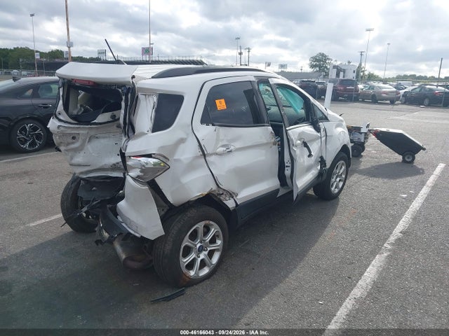 Aukcja sprzedaży 2020 Ford Ecosport Se, vin: MAJ6S3GLXLC386585, numer aukcji: 46166043