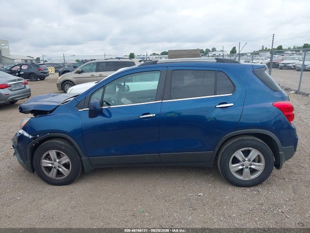 2019 Chevrolet Trax Lt მანქანა იყიდება აუქციონზე, vin: 3GNCJLSB8KL186538, აუქციონის ნომერი: 46166131
