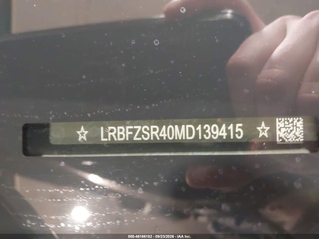 46166182 :رقم المزاد ، LRBFZSR40MD139415 vin ، 2021 Buick Envision Awd Avenir مزاد بيع