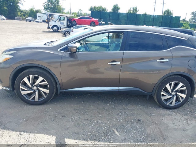 2015 Nissan Murano Platinum მანქანა იყიდება აუქციონზე, vin: 5N1AZ2MH2FN205686, აუქციონის ნომერი: 46166245
