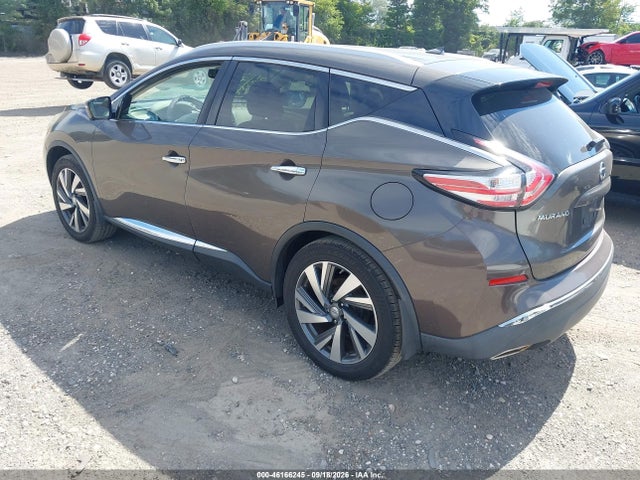 2015 Nissan Murano Platinum მანქანა იყიდება აუქციონზე, vin: 5N1AZ2MH2FN205686, აუქციონის ნომერი: 46166245