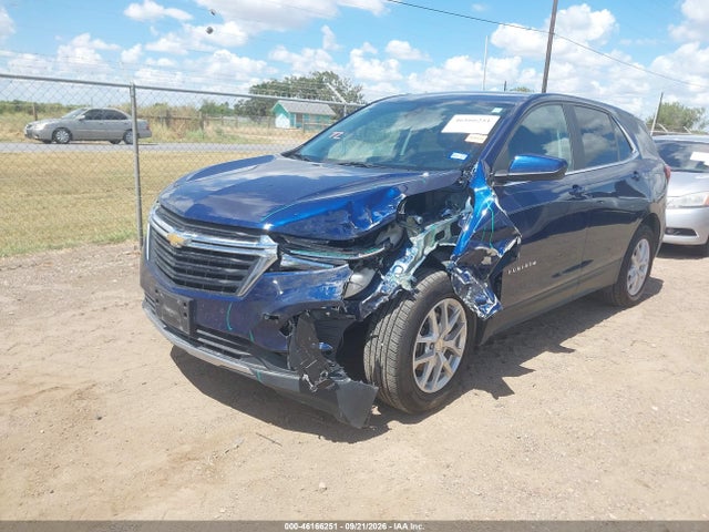 2022 Chevrolet Equinox Fwd Lt მანქანა იყიდება აუქციონზე, vin: 3GNAXKEV5NL241814, აუქციონის ნომერი: 46166251