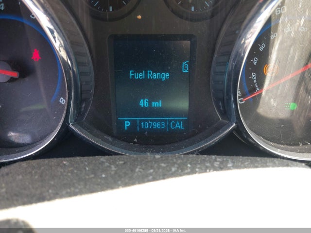 46166259 :رقم المزاد ، 1G1PF5S95B7206231 vin ، 2011 Chevrolet Cruze 1lt مزاد بيع