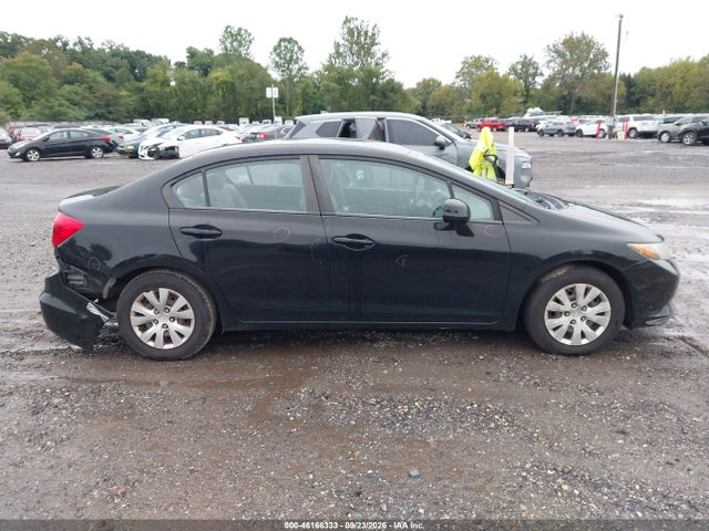 2012 Honda Civic Lx მანქანა იყიდება აუქციონზე, vin: 19XFB2F54CE389871, აუქციონის ნომერი: 46166333