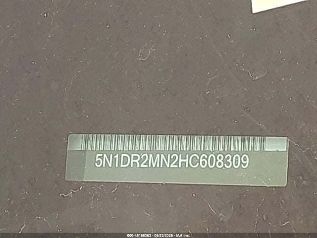 Nissan Pathfinder Sv 2017 5N1DR2MN2HC608309 Image 9