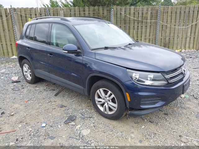 2016 Volkswagen Tiguan S მანქანა იყიდება აუქციონზე, vin: WVGBV7AX9GW603739, აუქციონის ნომერი: 46166370