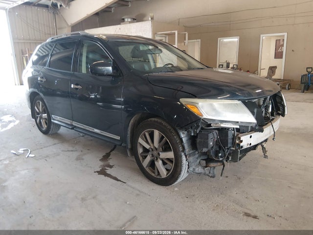 2016 Nissan Pathfinder Platinum მანქანა იყიდება აუქციონზე, vin: 5N1AR2MM8GC616021, აუქციონის ნომერი: 46166615