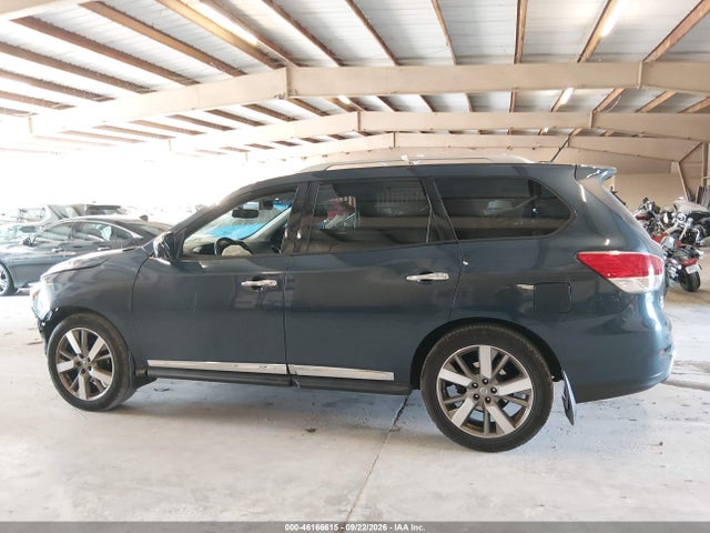2016 Nissan Pathfinder Platinum მანქანა იყიდება აუქციონზე, vin: 5N1AR2MM8GC616021, აუქციონის ნომერი: 46166615