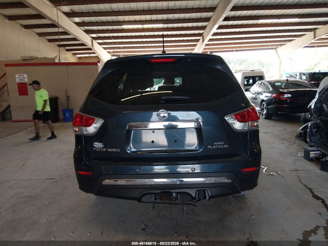 2016 Nissan Pathfinder Platinum მანქანა იყიდება აუქციონზე, vin: 5N1AR2MM8GC616021, აუქციონის ნომერი: 46166615