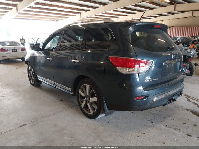 2016 Nissan Pathfinder Platinum მანქანა იყიდება აუქციონზე, vin: 5N1AR2MM8GC616021, აუქციონის ნომერი: 46166615