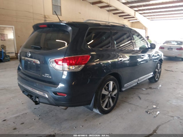 2016 Nissan Pathfinder Platinum მანქანა იყიდება აუქციონზე, vin: 5N1AR2MM8GC616021, აუქციონის ნომერი: 46166615