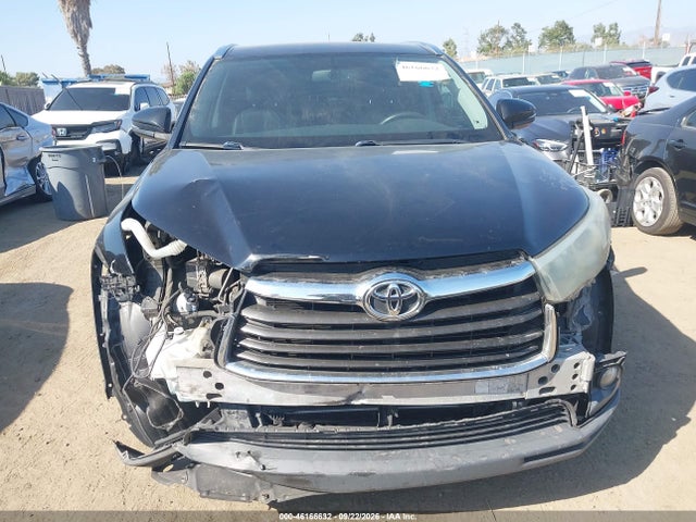 2015 Toyota Highlander Xle V6 მანქანა იყიდება აუქციონზე, vin: 5TDKKRFH7FS100297, აუქციონის ნომერი: 46166632