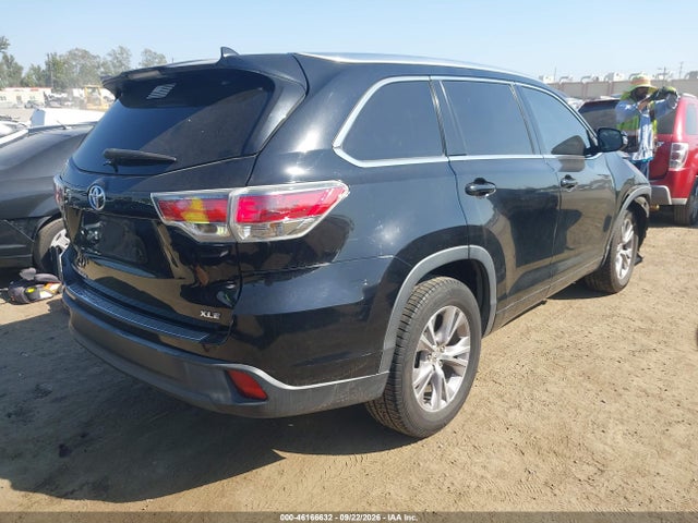 2015 Toyota Highlander Xle V6 მანქანა იყიდება აუქციონზე, vin: 5TDKKRFH7FS100297, აუქციონის ნომერი: 46166632