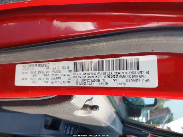 2011 Dodge Nitro Heat მანქანა იყიდება აუქციონზე, vin: 1D4PT4GX3BW514833, აუქციონის ნომერი: 46166677