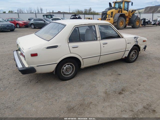 1978 Toyota Corolla მანქანა იყიდება აუქციონზე, vin: TE31286136, აუქციონის ნომერი: 46166784