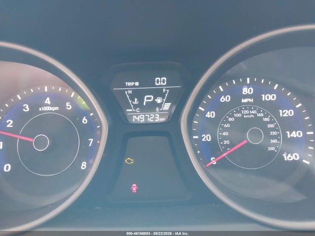 46166893 :رقم المزاد ، 5NPDH4AE5GH665372 vin ، 2016 Hyundai Elantra Se مزاد بيع