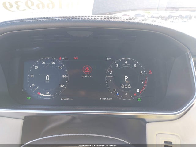2022 Land Rover Range Rover Westminster მანქანა იყიდება აუქციონზე, vin: SALGS2RU3NA462444, აუქციონის ნომერი: 46166939