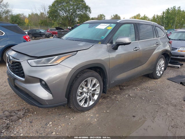 Продаж на аукціоні авто 2026 Toyota Highlander Hybrid Limited, vin: 5TDXBRCH3TS707254, номер лоту: 46166960
