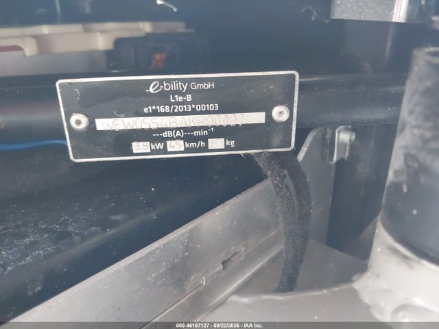 Aukcja sprzedaży 2019 Kumpan Electric Gkum, vin: WEW0A54B1KE000374, numer aukcji: 46167127