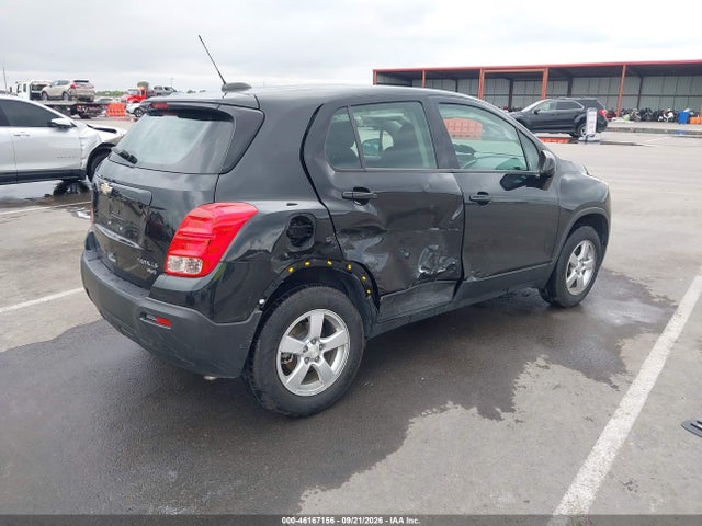 2016 Chevrolet Trax 1ls მანქანა იყიდება აუქციონზე, vin: KL7CJNSB0GB732601, აუქციონის ნომერი: 46167156