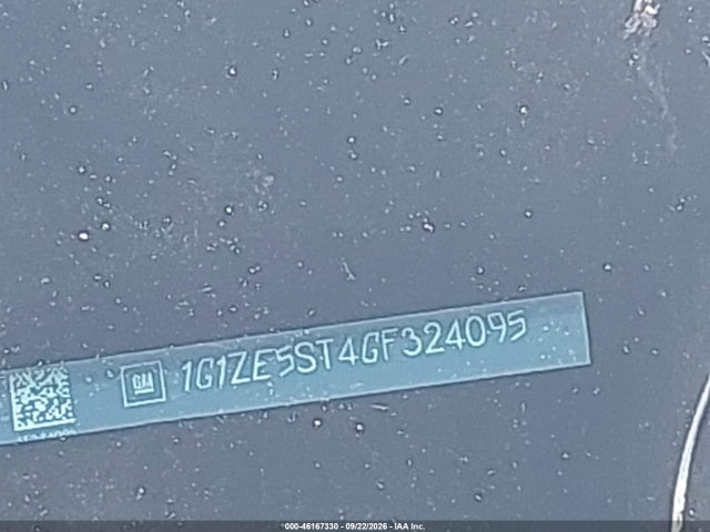 46167330 :رقم المزاد ، 1G1ZE5ST4GF324095 vin ، 2016 Chevrolet Malibu 1lt مزاد بيع