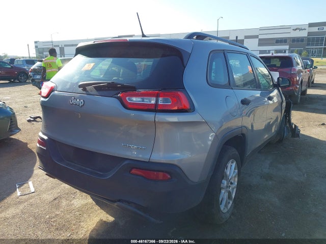 2015 Jeep Cherokee Sport მანქანა იყიდება აუქციონზე, vin: 1C4PJLAB7FW760560, აუქციონის ნომერი: 46167366