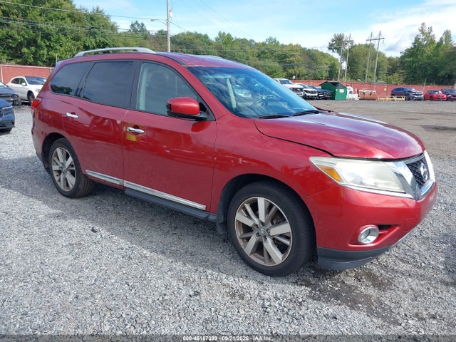 2014 Nissan Pathfinder Platinum მანქანა იყიდება აუქციონზე, vin: 5N1AR2MM1EC613474, აუქციონის ნომერი: 46167399