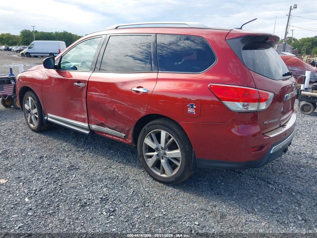 2014 Nissan Pathfinder Platinum მანქანა იყიდება აუქციონზე, vin: 5N1AR2MM1EC613474, აუქციონის ნომერი: 46167399
