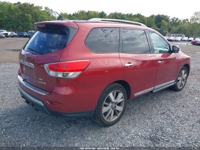 2014 Nissan Pathfinder Platinum მანქანა იყიდება აუქციონზე, vin: 5N1AR2MM1EC613474, აუქციონის ნომერი: 46167399