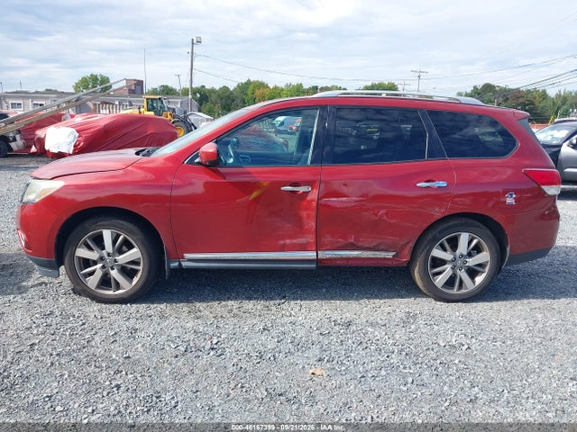 2014 Nissan Pathfinder Platinum მანქანა იყიდება აუქციონზე, vin: 5N1AR2MM1EC613474, აუქციონის ნომერი: 46167399