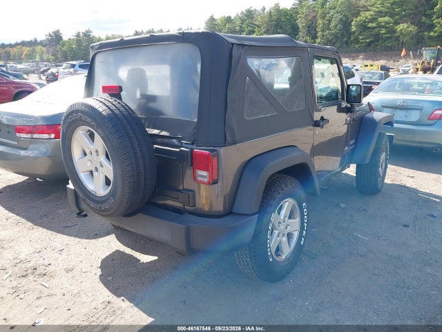 Продаж на аукціоні авто 2016 Jeep Wrangler Sport, vin: 1C4AJWAG5GL297078, номер лоту: 46167546