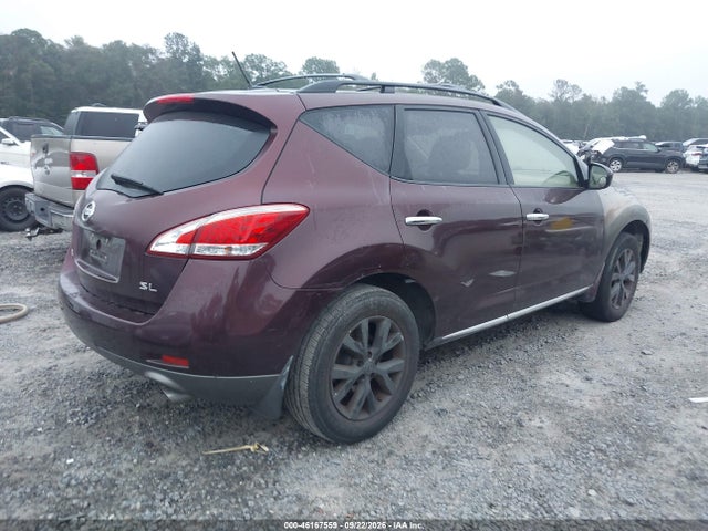 46167559 :رقم المزاد ، JN8AZ1MU3DW200455 vin ، 2013 Nissan Murano Sl مزاد بيع