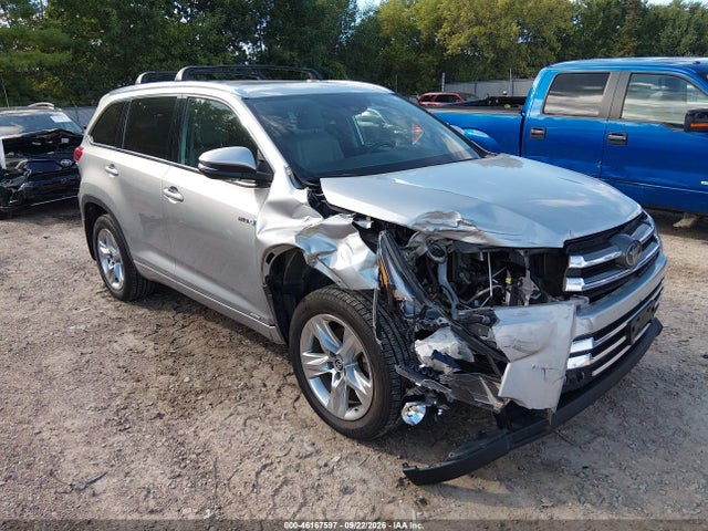 Продаж на аукціоні авто 2019 Toyota Highlander Hybrid Limited, vin: 5TDDGRFH1KS072744, номер лоту: 46167597