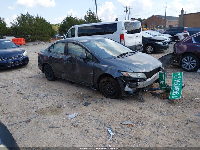 46167873 :رقم المزاد ، 19XFB2F55DE039165 vin ، 2013 Honda Civic Lx مزاد بيع