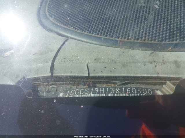46167951 :رقم المزاد ، 1GCCS19H138160500 vin ، 2003 Chevrolet S-10 Ls مزاد بيع