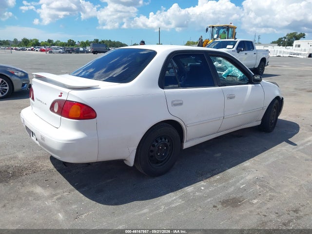 2001 Toyota Corolla S მანქანა იყიდება აუქციონზე, vin: 1NXBR12E11Z481363, აუქციონის ნომერი: 46167957