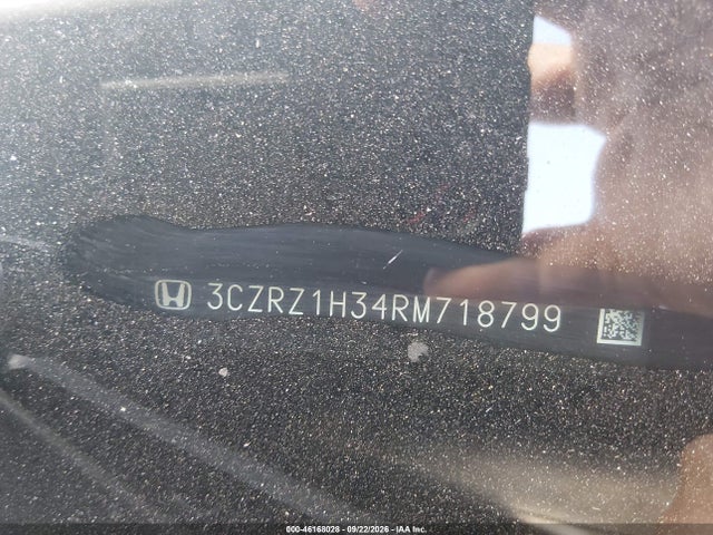 3CZRZ1H34RM718799 Honda Hr-v 2wd Lx