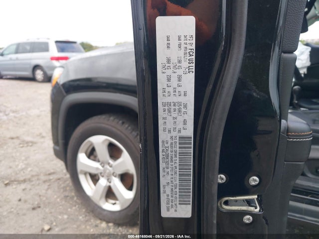 Продажа на аукционе авто 2019 Jeep Compass Latitude 4x4, vin: 3C4NJDBB0KT829164, номер лота: 46168046