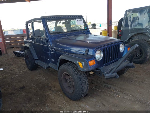 46168048 :رقم المزاد ، 1J4FA49S51P309579 vin ، 2001 Jeep Wrangler Sport مزاد بيع