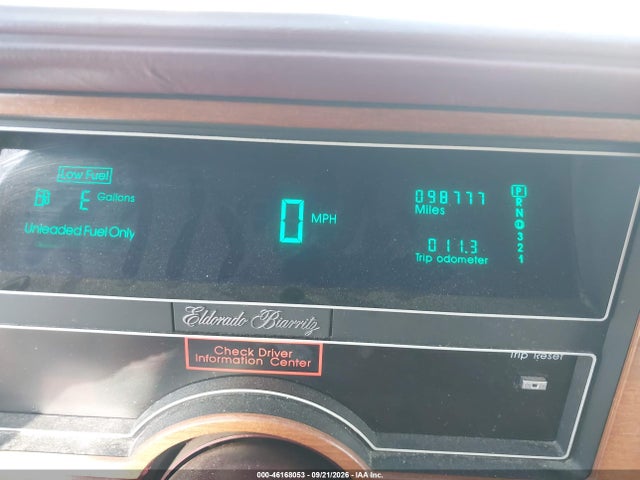 Aukcja sprzedaży 1988 Cadillac Eldorado, vin: 1G6EL1158JU629404, numer aukcji: 46168053