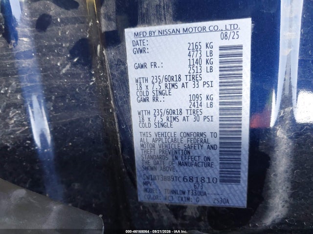 Nissan ROGUE SV 2026 5N1BT3BB9TC681810 Image 9