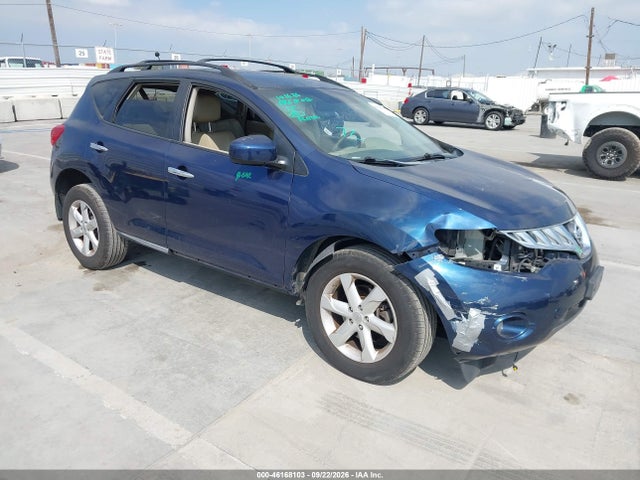 2010 Nissan Murano Sl მანქანა იყიდება აუქციონზე, vin: JN8AZ1MU1AW015798, აუქციონის ნომერი: 46168103