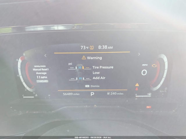 46168203 :رقم المزاد ، 5N1DR3DG6NC260825 vin ، 2022 Nissan Pathfinder Platinum مزاد بيع