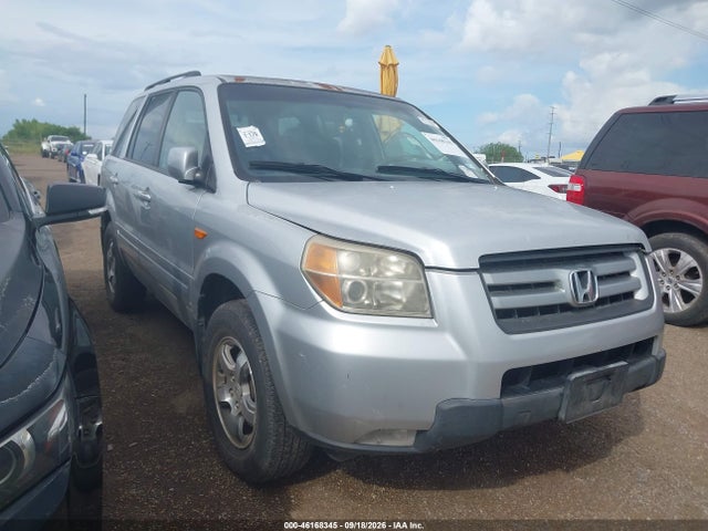 Auction sale of the 2007 Honda Pilot Ex-l, vin: 5FNYF28797B011721, lot number: 46168345