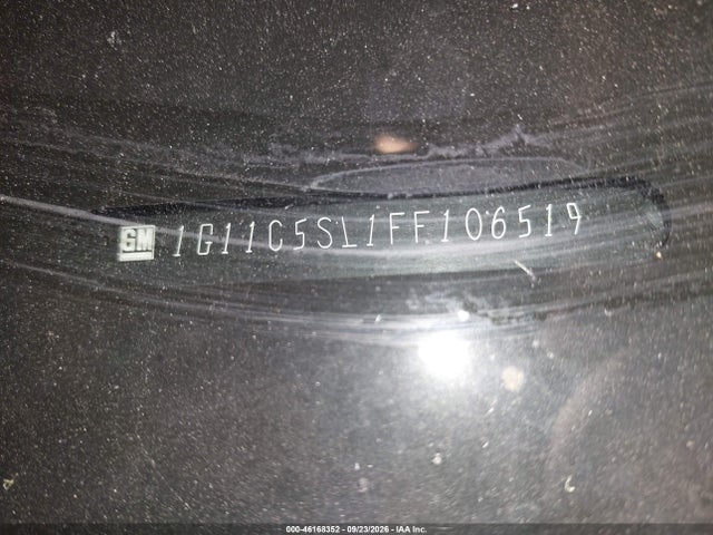 46168352 :رقم المزاد ، 1G11C5SL1FF106519 vin ، 2015 Chevrolet Malibu 1lt مزاد بيع