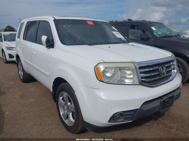 2013 Honda Pilot Ex-l მანქანა იყიდება აუქციონზე, vin: 5FNYF3H55DB001008, აუქციონის ნომერი: 46168401