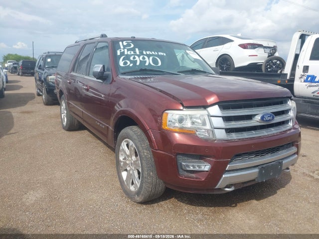 46168415 :رقم المزاد ، 1FMJK1MTXFEF40116 vin ، 2015 Ford Expedition Max Platinum مزاد بيع